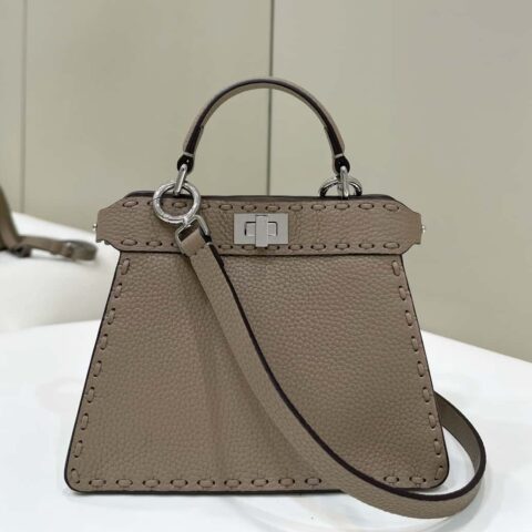 FENDI peekaboo 全新系列I see you petite 款号80133As灰色