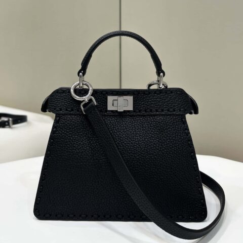 FENDI peekaboo 全新系列I see you petite 款号80133As黑色