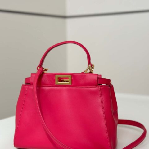 FENDI peekaboo系列 款号：8315玫红
