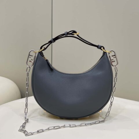 FENDI Fendigraphy腋下包 款号：80056m灰