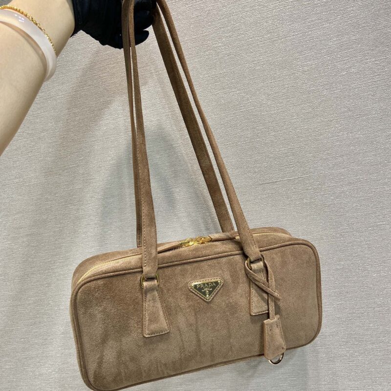 PRADA🎉新款中古🎉1BB116麂皮🎉🎉