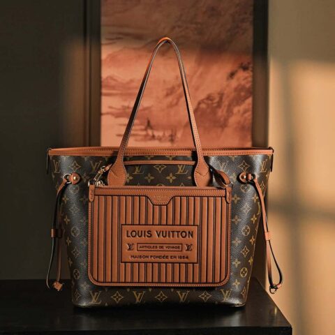 LV 𝐍𝐄𝐕𝐄𝐑𝐅𝐔𝐋𝐋芯片菱形跳动码购物袋系列#M𝟏𝟐𝟎𝟔𝟏
