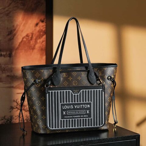 LV 𝐍𝐄𝐕𝐄𝐑𝐅𝐔𝐋𝐋芯片菱形跳动码购物袋系列#M𝟏𝟏𝟗𝟒𝟔