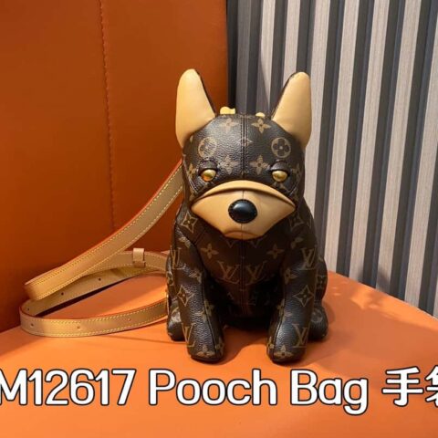 【原单精品】M12617老花 法斗狗单肩包系列 本款 Pooch Bag 手袋