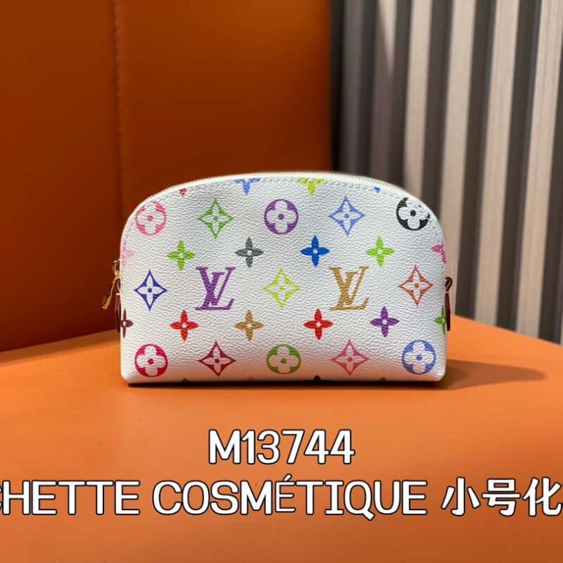 【原单精品】M13744白彩 化妆包系列 POCHETTE COSMÉTIQUE 小号化妆包