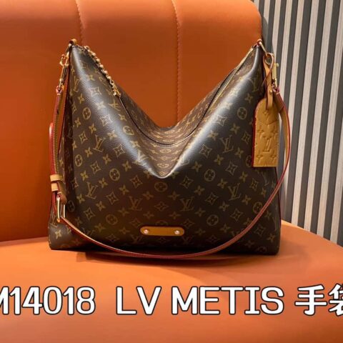 【原单精品】M14018老花 斜挎包邮差包系列 LV METIS 手袋
