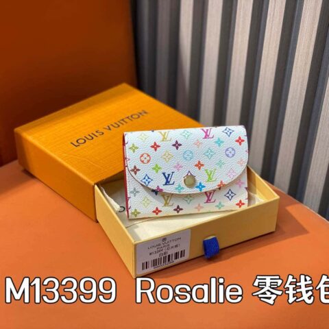 【原单精品】M13399白彩 零钱包钱包系列 本款 Rosalie 零钱包