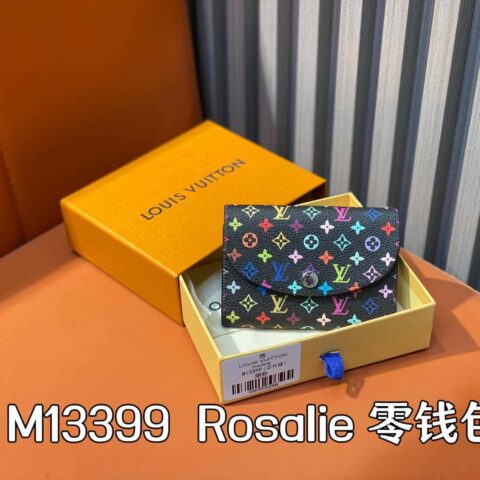 【原单精品】M13399黑彩 零钱包钱包系列 本款 Rosalie 零钱包