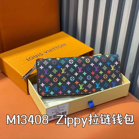 【原单精品】M13408黑彩 单拉链钱包系列 Zippy拉链钱包