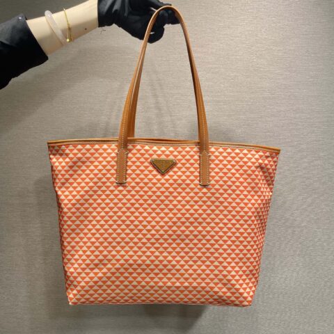 PRADA🎉新款托特包🎉1BD552新品🎉🎉 橘色