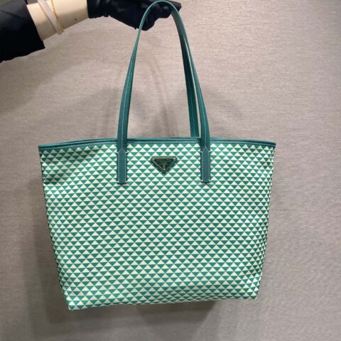 PRADA🎉新款托特包🎉1BD552新品🎉🎉 绿色