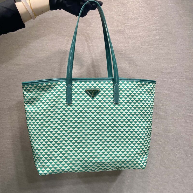 PRADA🎉新款托特包🎉1BD552新品🎉🎉 绿色