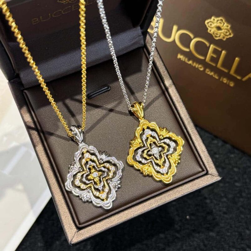 ❗️新款❗️ ☀布契拉提 Buccellati 歌剧院系列超大号宫廷风旋转四叶草项链 ☀️