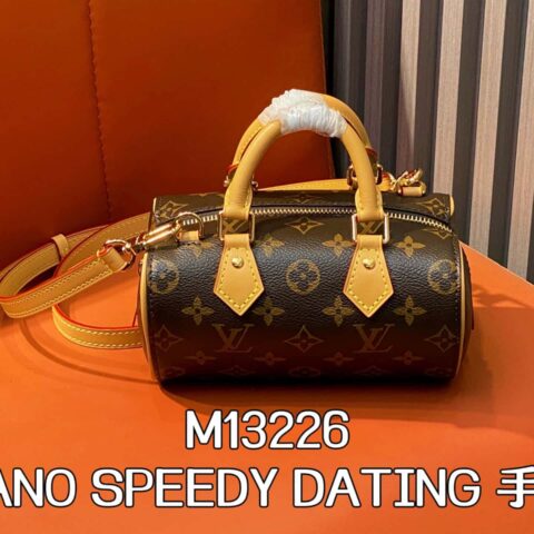 【原单精品】M13226老花 爱心包 当季新款NANO SPEEDY DATING 手袋