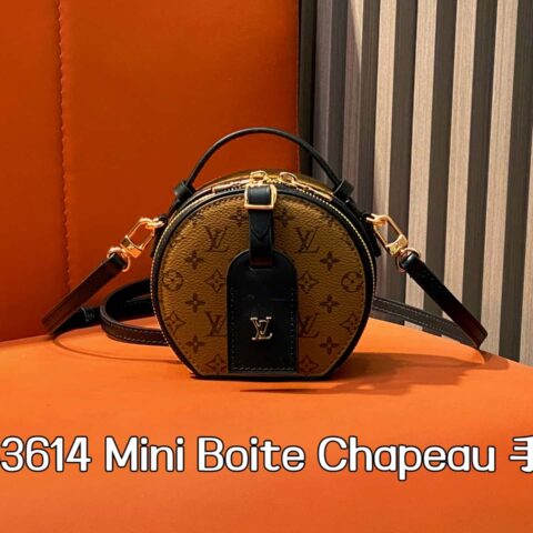 【原单精品】M83614黄花 M83575老花 小苹果包 MINI 圆饼包 Mini Boite Chapeau 手袋