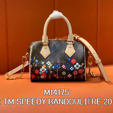 【原单精品】M14175老花丝印 枕头包speedy 当季新款 LV x TM SPEEDY BANDOULIÈRE 20 手袋
