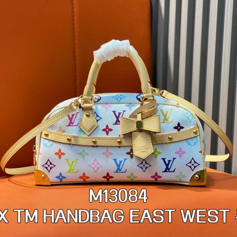 【原单精品】M13084白彩 保龄球 LV X TM HANDBAG EAST WEST 手袋