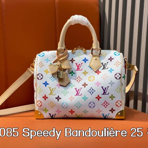 【原单精品】M13085白彩 speedy枕头包 本款 Speedy Bandoulière 25 手袋