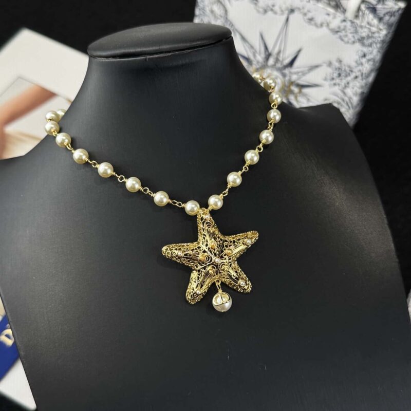 ❗️新品❗️ ☀️新款☑️ 迪奥Dior珍珠五角星⭐星星项链 ☀️
