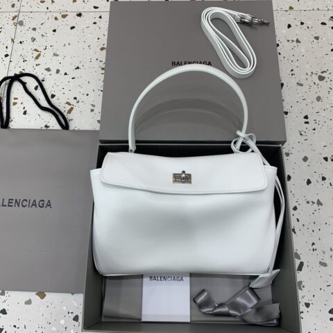 🖤【小号白色】 𝐁𝐀𝐋𝐄𝐍𝐂𝐈𝐀𝐆𝐀 𝐑𝐎𝐃𝐄𝐎 𝐁𝐀𝐆 系列手袋款号：78972
