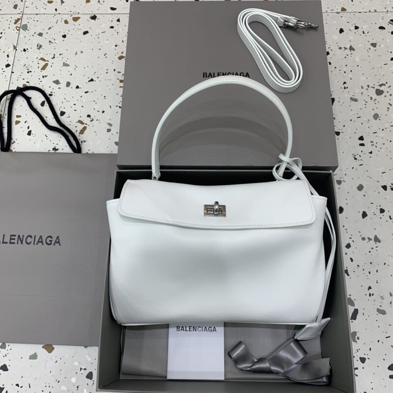 🖤【小号白色】 𝐁𝐀𝐋𝐄𝐍𝐂𝐈𝐀𝐆𝐀 𝐑𝐎𝐃𝐄𝐎 𝐁𝐀𝐆 系列手袋款号：78972