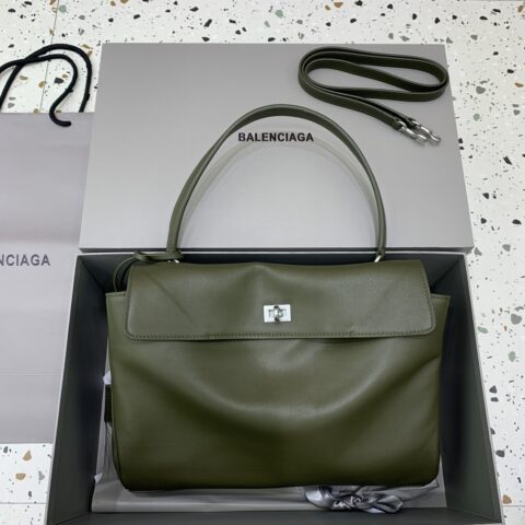 【中号绿色】 𝐁𝐀𝐋𝐄𝐍𝐂𝐈𝐀𝐆𝐀 𝐑𝐎𝐃𝐄𝐎 𝐁𝐀𝐆 系列手袋款号：78972