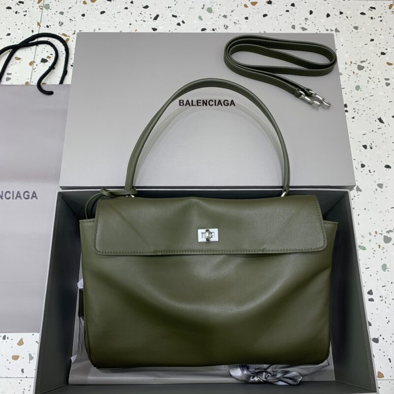 【中号绿色】 𝐁𝐀𝐋𝐄𝐍𝐂𝐈𝐀𝐆𝐀 𝐑𝐎𝐃𝐄𝐎 𝐁𝐀𝐆 系列手袋款号：78972
