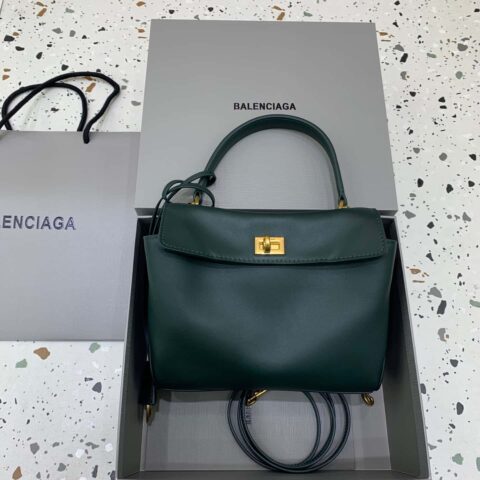 Balenciag rodeo mini 【孔雀绿】型号：78972 手提包