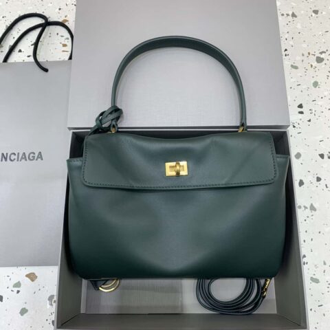 🖤【小号孔雀绿】 𝐁𝐀𝐋𝐄𝐍𝐂𝐈𝐀𝐆𝐀 𝐑𝐎𝐃𝐄𝐎 𝐁𝐀𝐆 系列手袋款号：78972