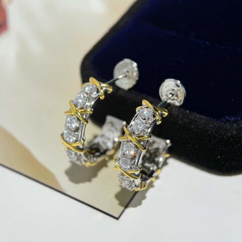 ❗️新品❗️ TIFFANY&Co.蒂芙尼交叉耳钉耳环