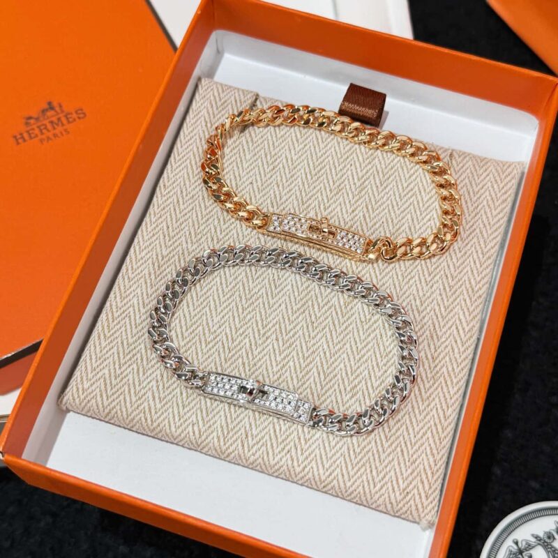 ❗️新品❗️新款☑️ HERMES 爱马仕Kelly gourmette古巴链手链