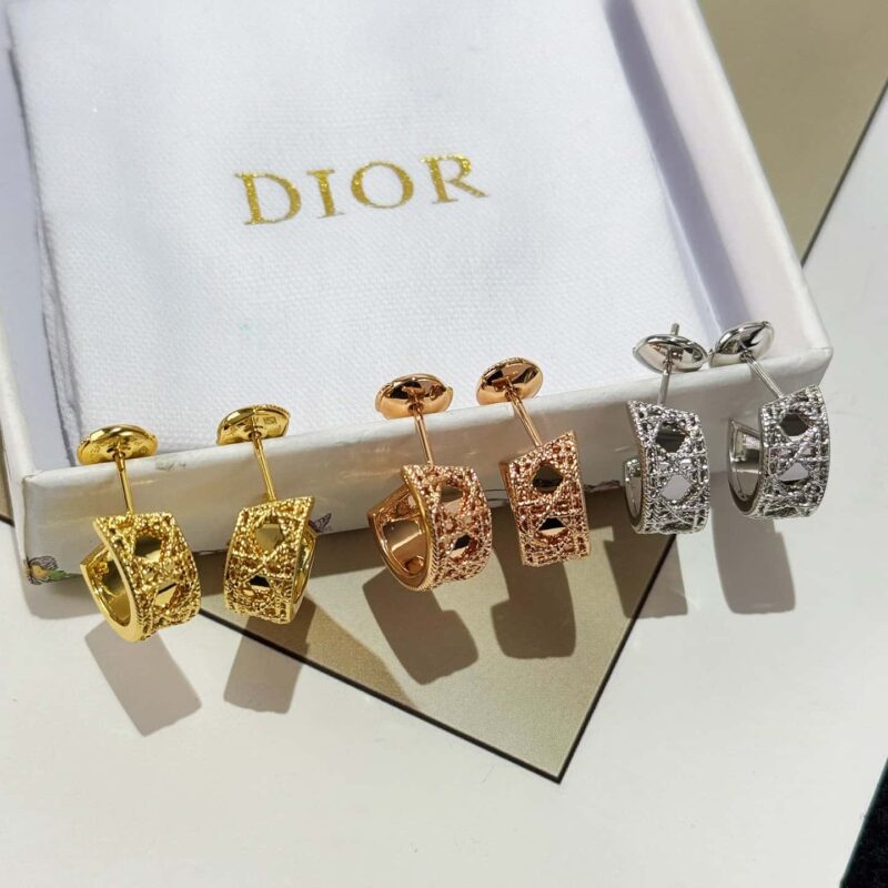 ❗️新品❗️☀️新款☑️ 迪奥Dior MY DIOR系列 菱格耳钉耳环 ☀️