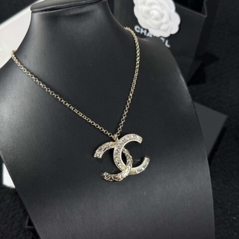 ❗️新品❗️ ☀️新款☑️ 香奈儿双c满钻项链 ☀️