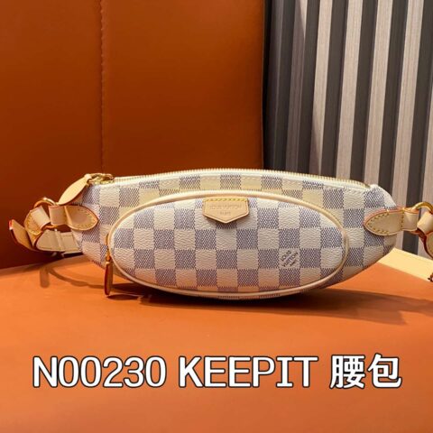 【原单精品】N00230白格 小腰包 当季新款 KEEPIT 腰包