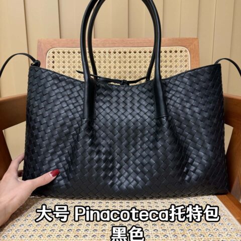 BV 大号Pinacoteca托特包 817166黑色