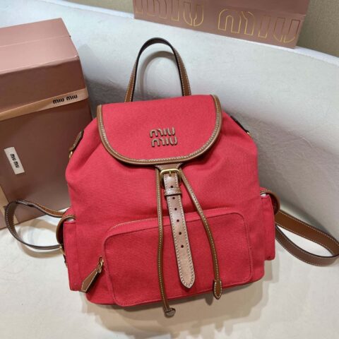 MIUMIU💕新款背包💕5BZ042💕💕红色