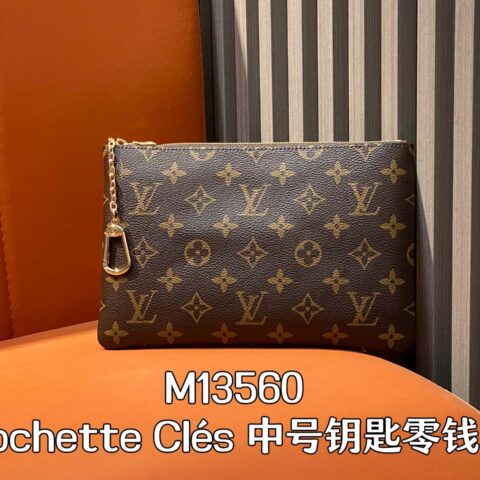 【原单精品】M13560老花 钥匙包钱包 Pochette Clés 中号钥匙零钱包