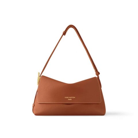 【原单精品】M13148黑色 M13151棕色 全皮单肩包 Low Key Messenger 手袋