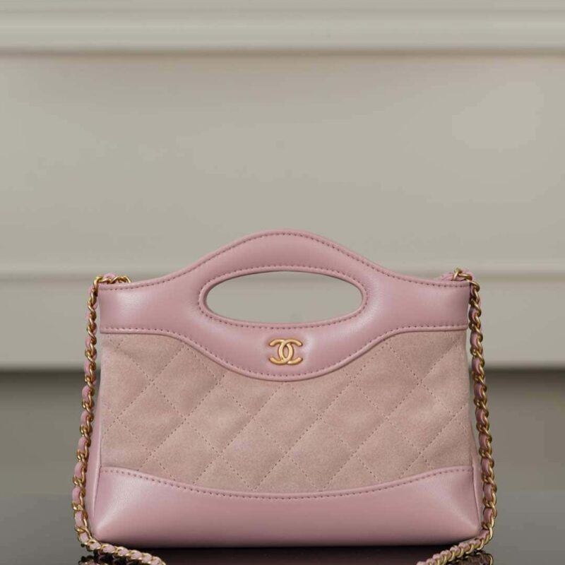 𝐂𝐡𝐚𝐧𝐞𝐥 𝟐𝟓𝐏 𝟑𝟏𝐛𝐚𝐠 𝐧𝐚𝐧𝐨 麂皮粉🌸AP3656