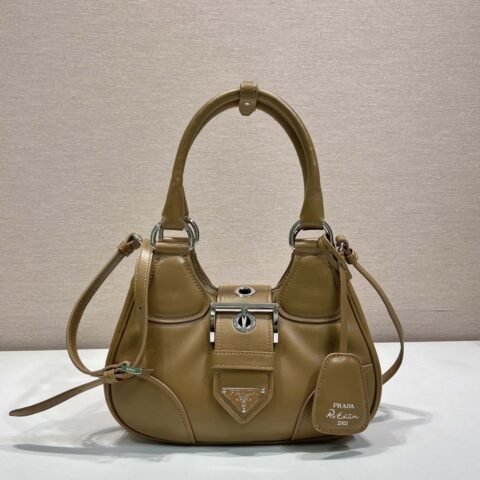 PRADA🎉新款Moon手袋🎉1BA381全小羊皮🎉🎉