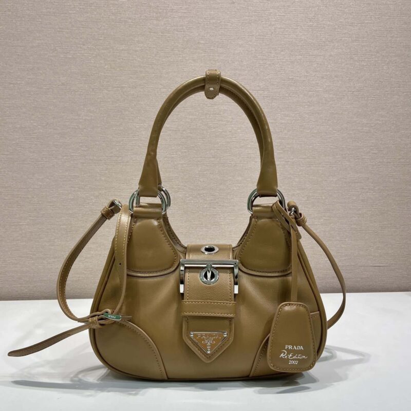 PRADA🎉新款Moon手袋🎉1BA381全小羊皮🎉🎉