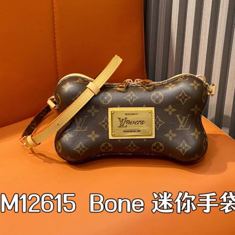 【原单精品】M12615老花 骨头包 BONE 迷你手袋 Bone 迷你手袋