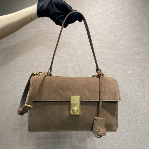 PRADA 新品走秀款1BN023麂皮