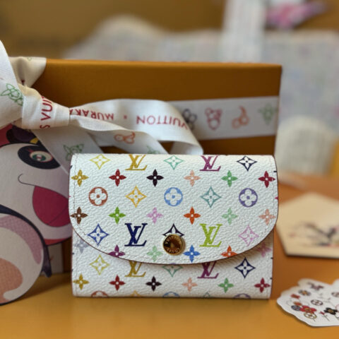LV M13399 [官方全套包裝163芯片] 新品上市LV x TM Rosalie 零钱包