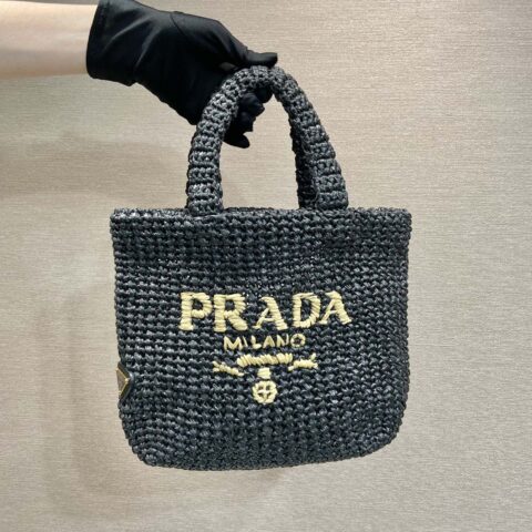 PRADA 纤维托特包1BG422小号新色