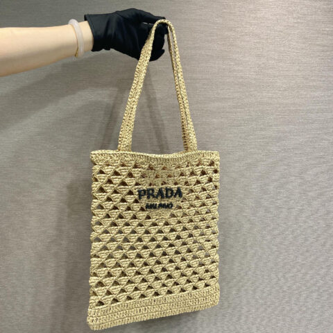 PRADA 爆款托特包1BG493编织