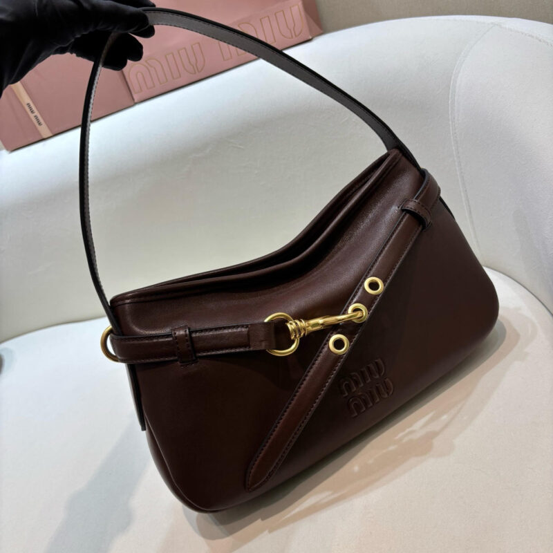 MIUMIU 新款5BC182小号 深咖