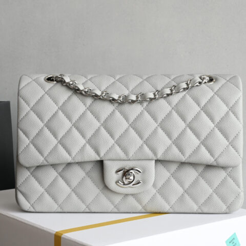 CHANEL 𝐂𝐅 升级版 A01112浅灰银