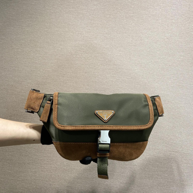 PRADA 新款腰包2VH176麝香绿