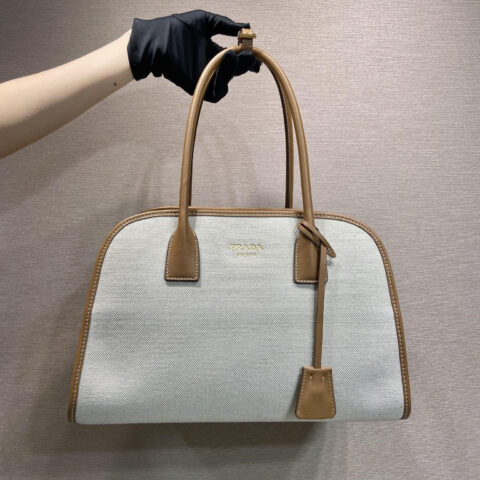 PRADA 新品托特包1BG572 棕色